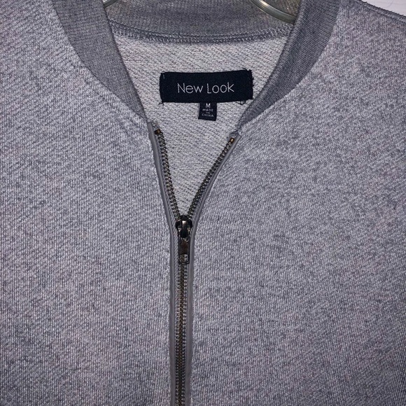 Gray Bomber Jacket - Picture 4 of 5